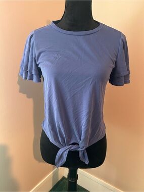 Women’s Tie-Front Short Sleeve Top